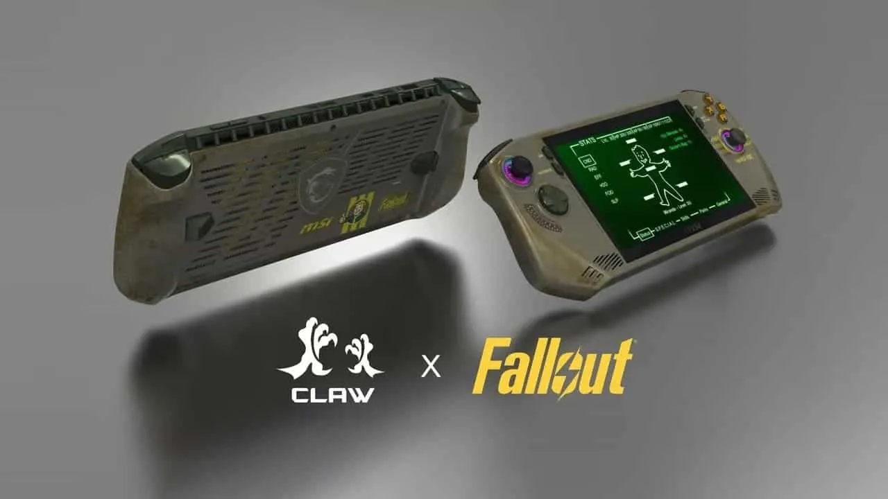 msi claw ai 8 gaming handheld