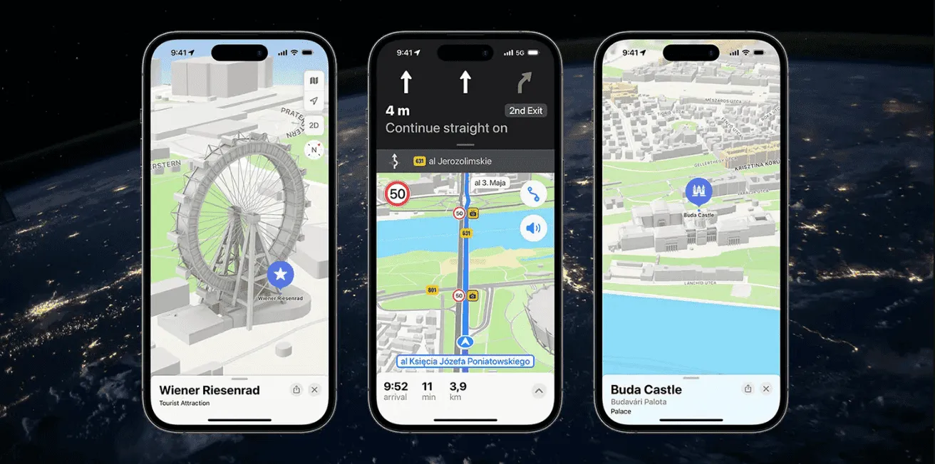 new apple maps features