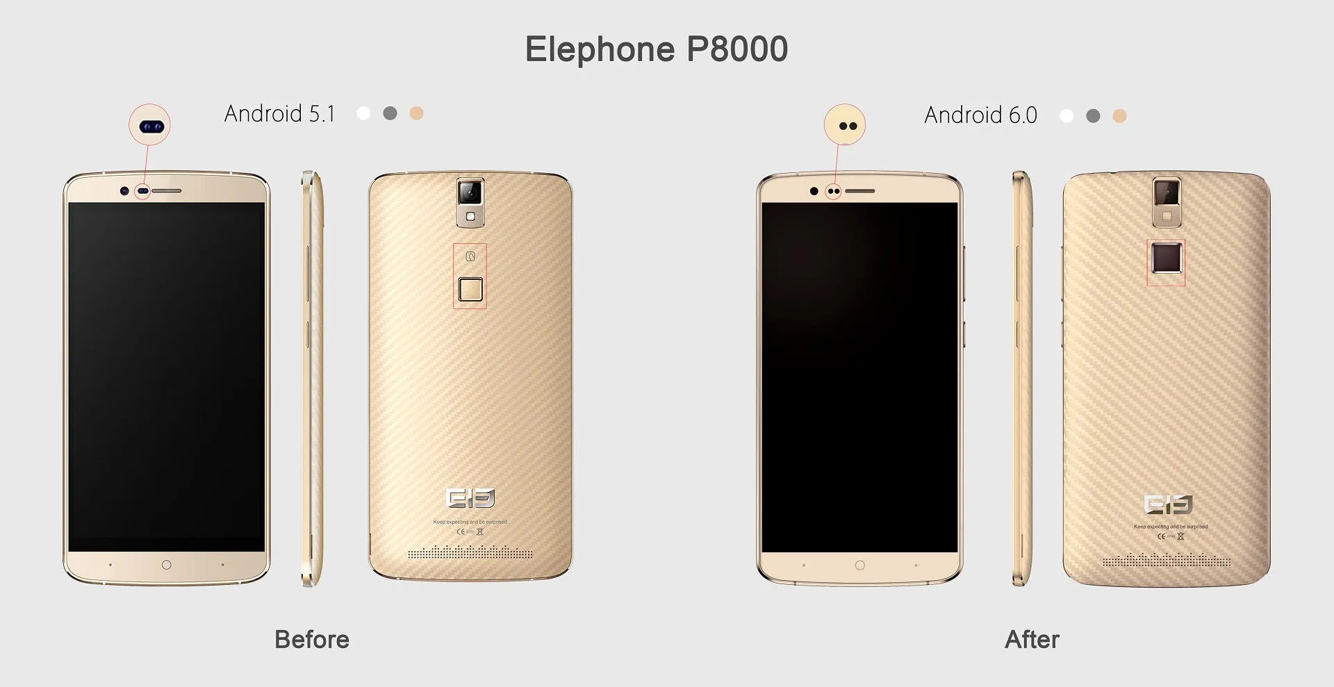 new elephone p8000