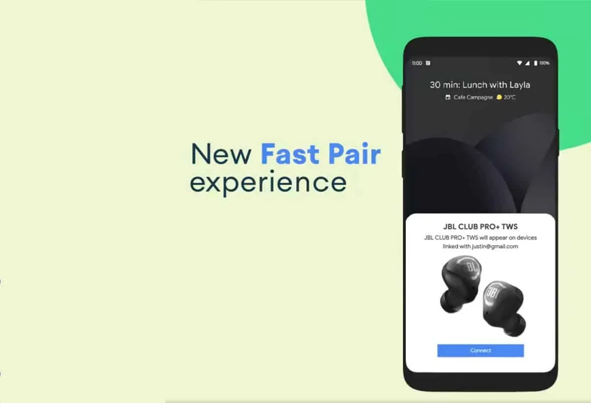 new fast pair experience