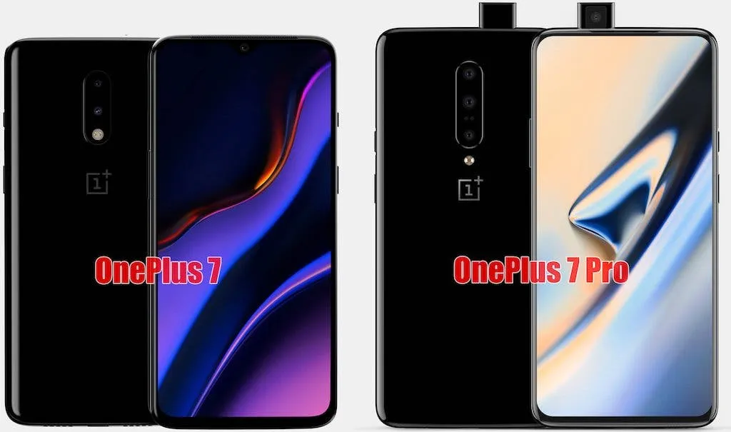 oneplus 7 and oneplus 7 pro