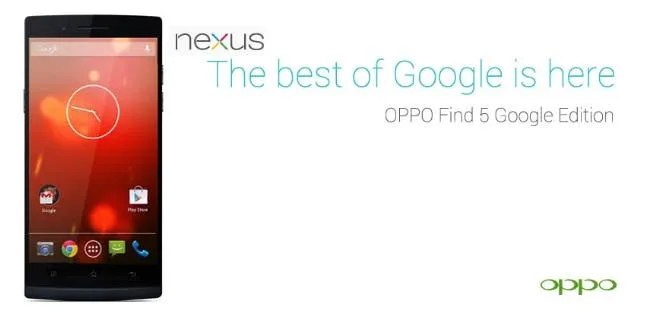 oppo find 5 google edition