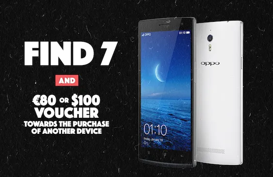 oppo find 7 black friday