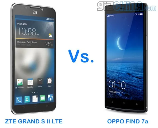 oppo find 7a vs zte grand s 2 lte