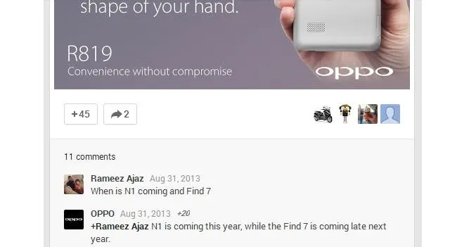 oppo n1 oppo find 7