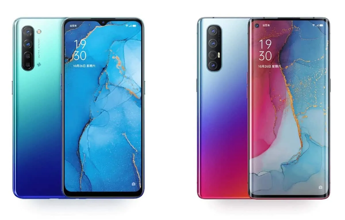 oppo reno 3 reno 3 pro comparison 1577425468384