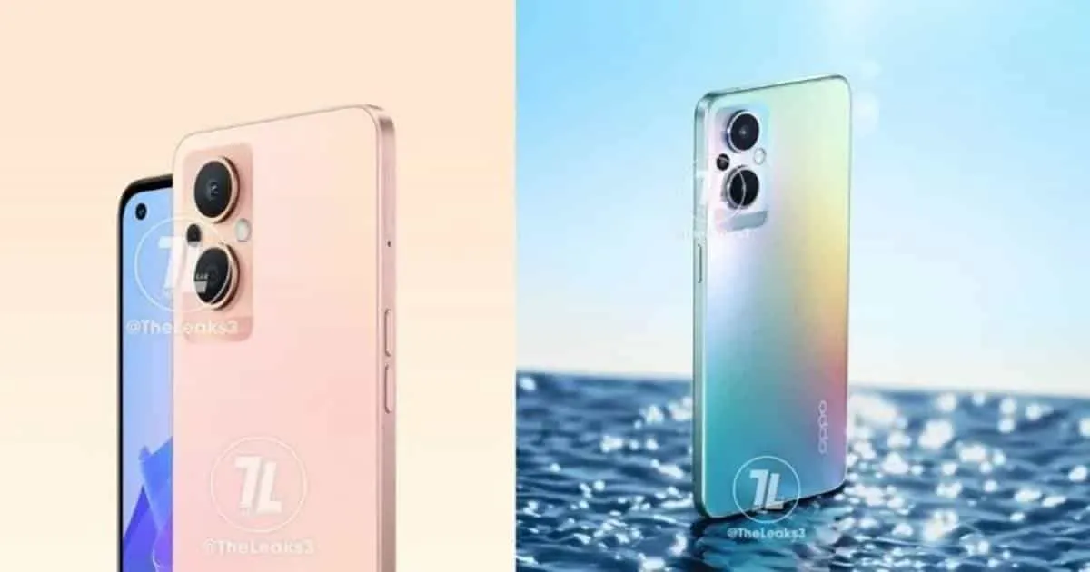 oppo reno 7z official design images 2