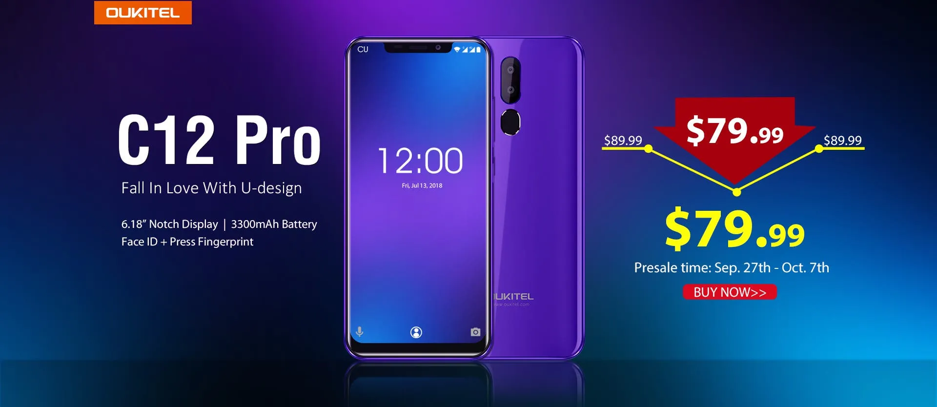 oukitel c12 pro flash sale on aliexpress