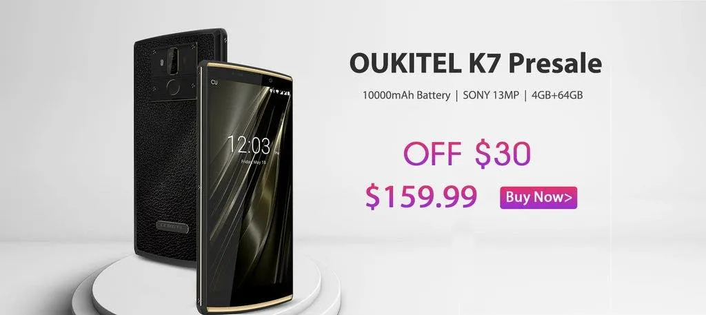 oukitel k7 flash sale