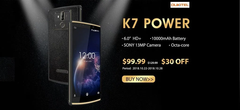 oukitel k7 power presale