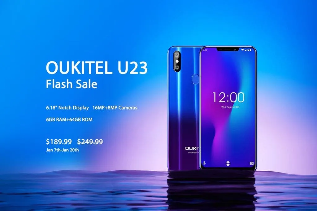 oukitel u23 flash sale