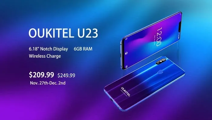 oukitel u23 sale on gearbest