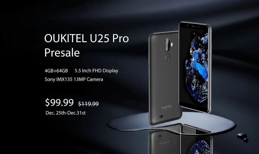 oukitel u25 pro official presale