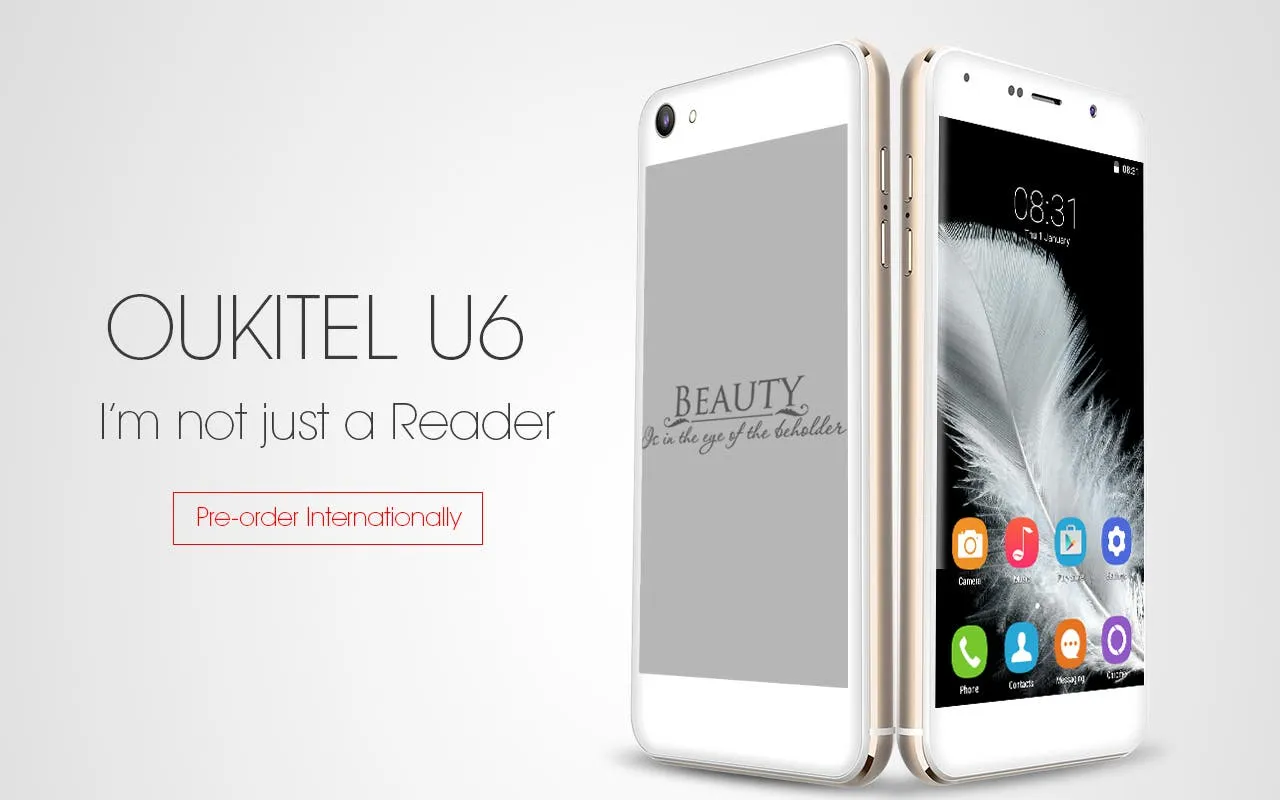 oukitel u6 preorders internationally