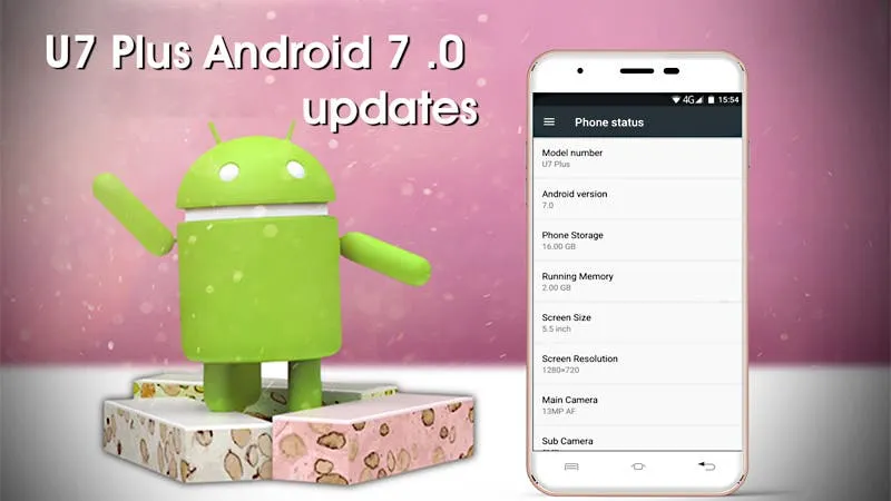 oukitel u7 plus android nougat