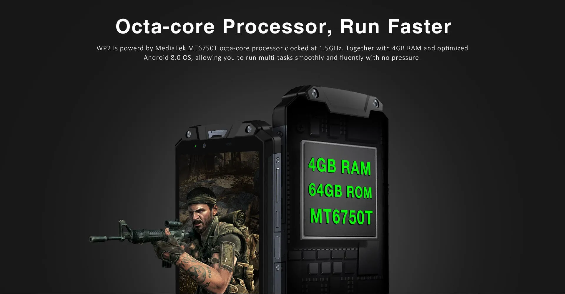 oukitel wp2 performance