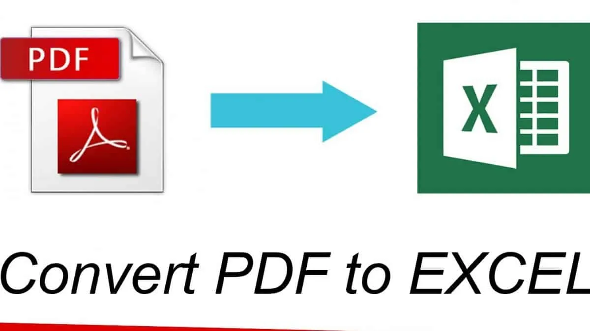 pdf to excel b