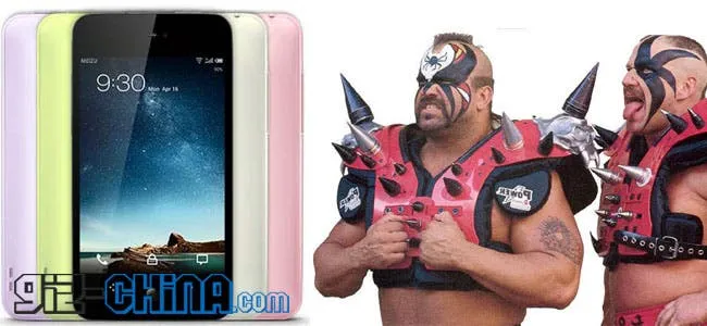 pink 4 core meizu mx android phone