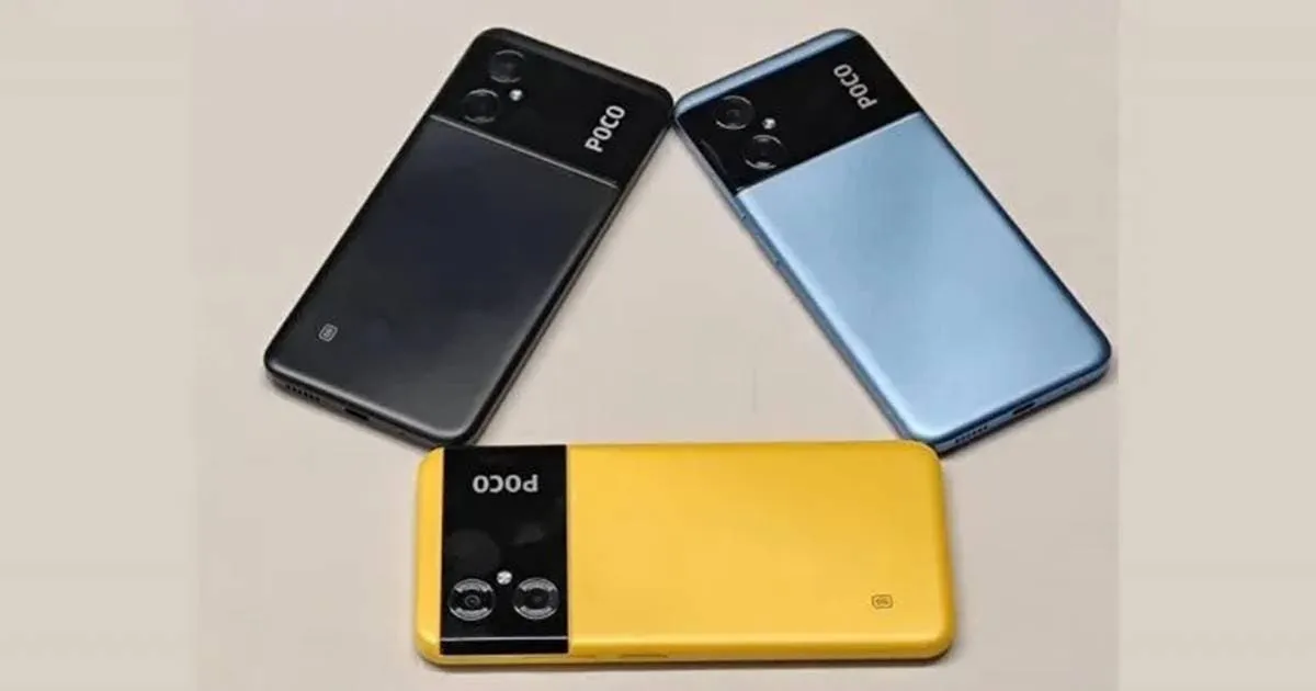 poco m4 5g india variant design and colors