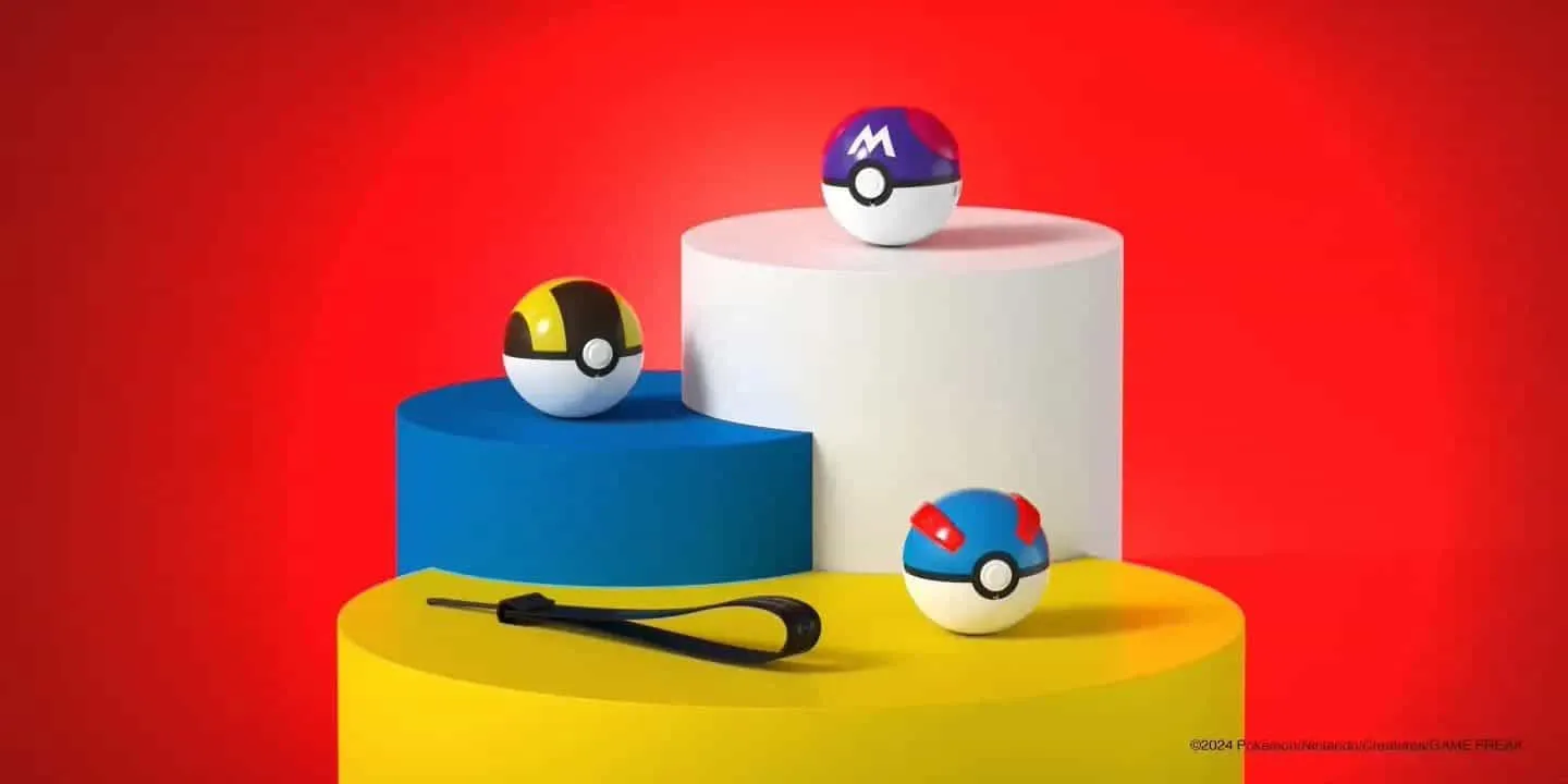 poke ball shaped galaxy buds headphone case