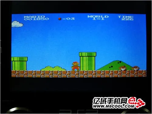 psp phone clone playing super mario
