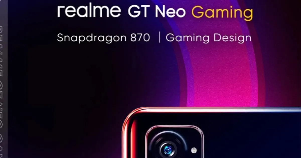 realme gt neo gaming poster leaked