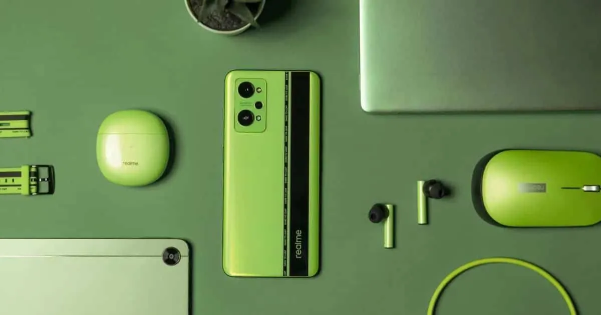 realme pad realme book green color option