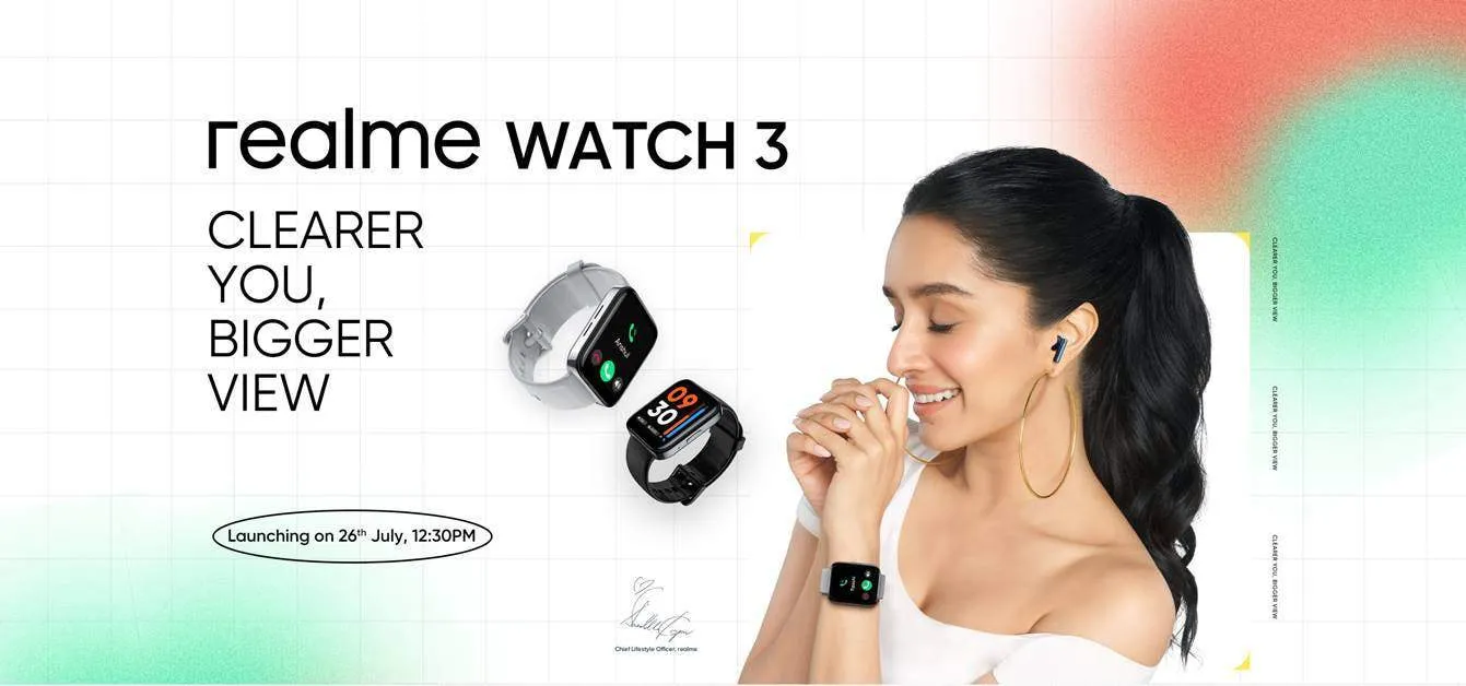 realme watch 3 sale in india