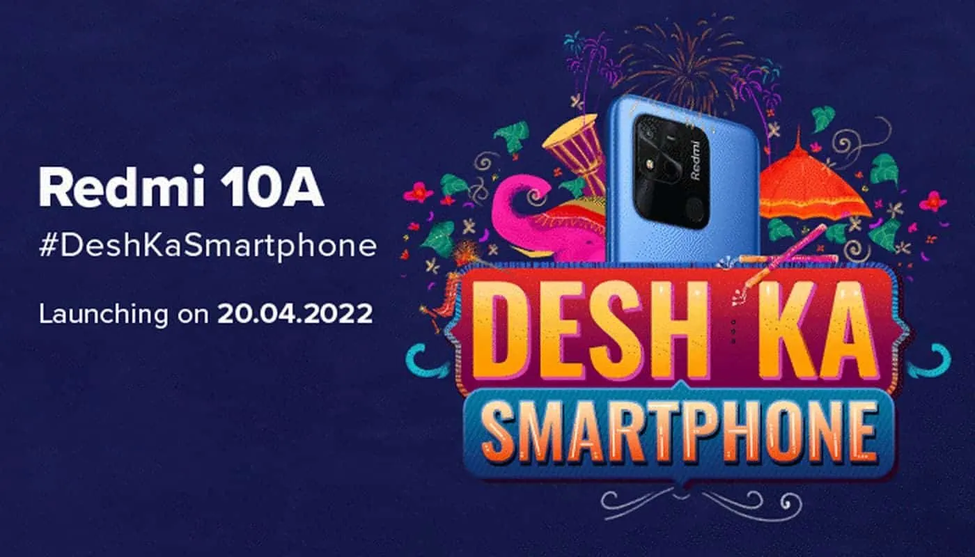redmi 10a india launch date official