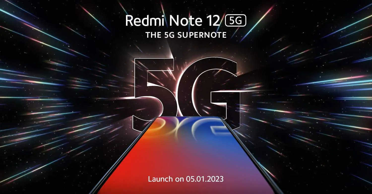 redmi note 12 5g launch in india