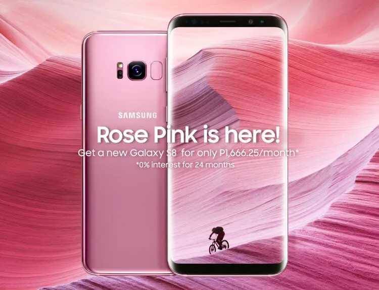 s8 pink