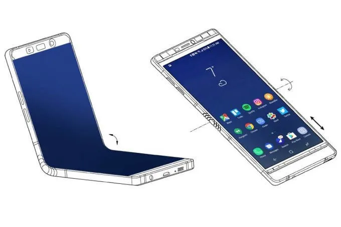 samsung foldable galaxy x
