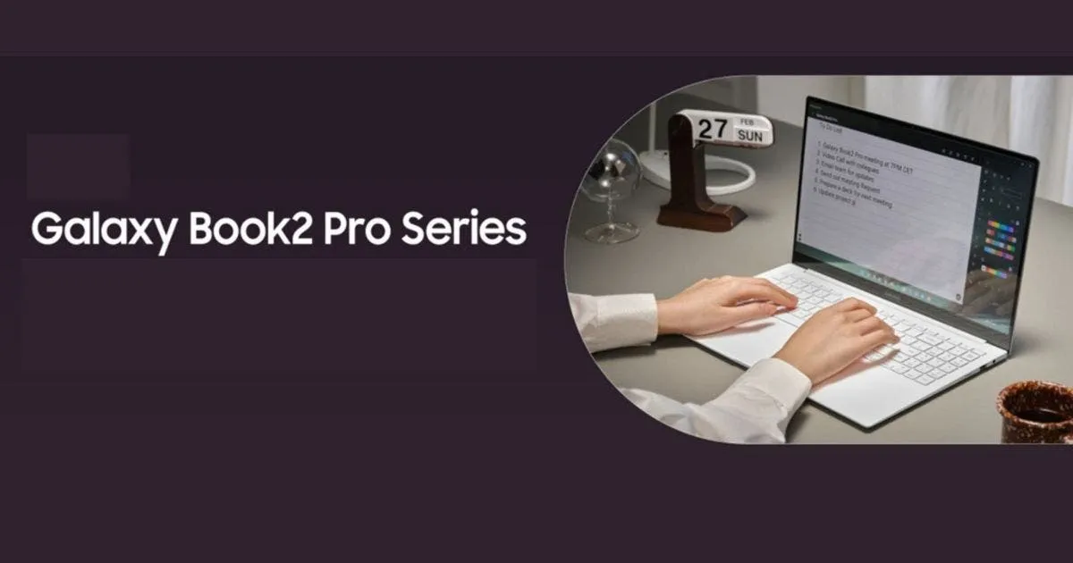 samsung galaxy book2 pro series