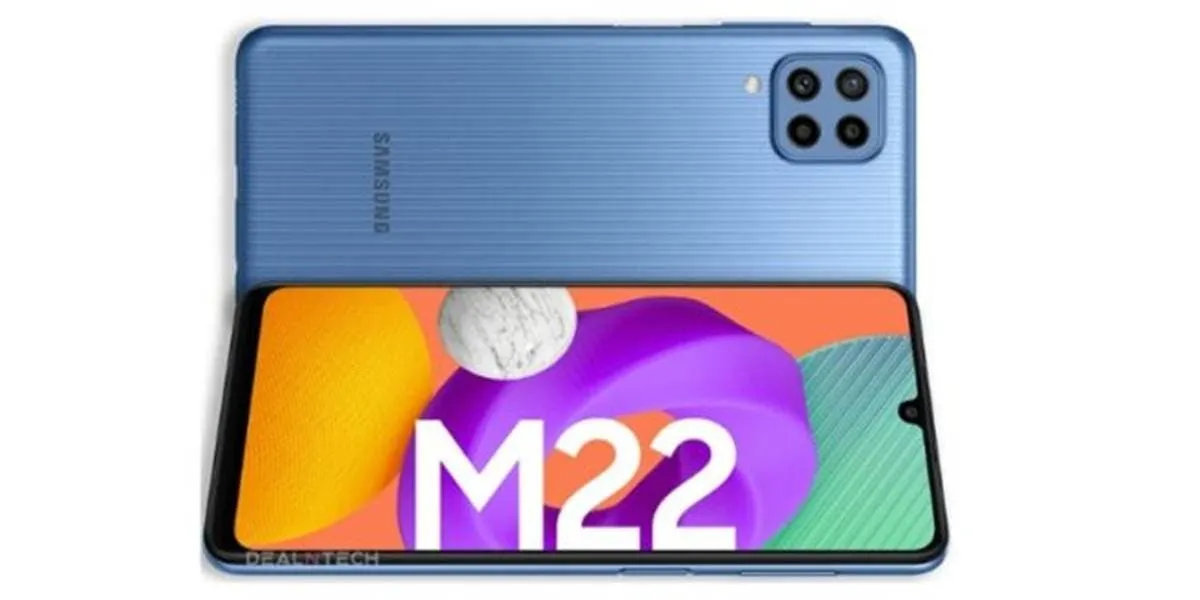 samsung galaxy m22 render leaked