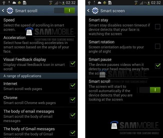 samsung galaxy s4 screenshots