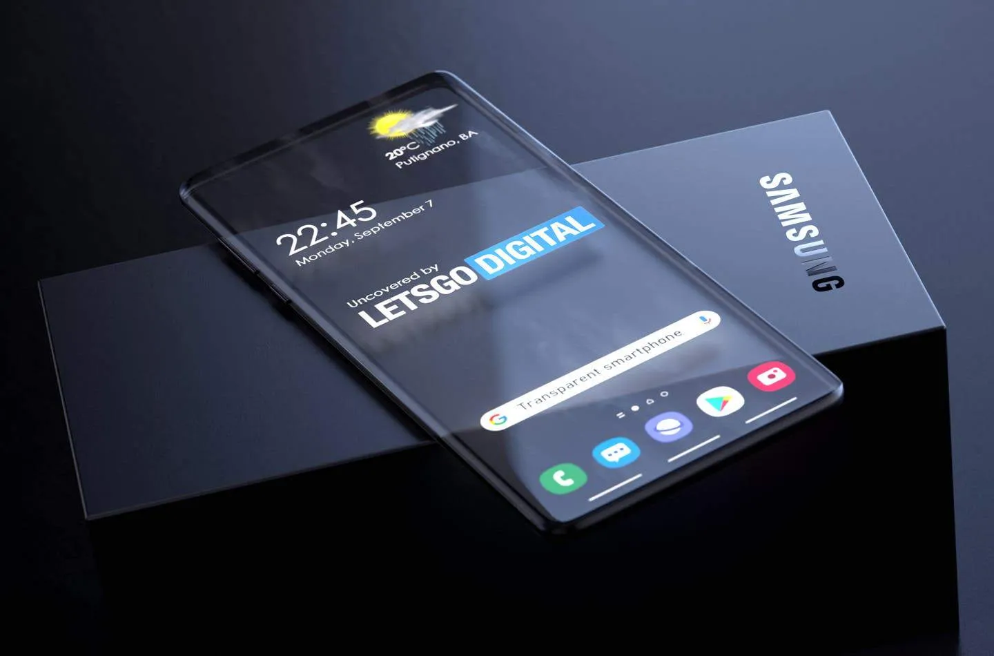 samsung transparent