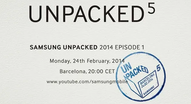samsung unpacked 5 invitation