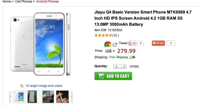 save 30 usd jiayu g4