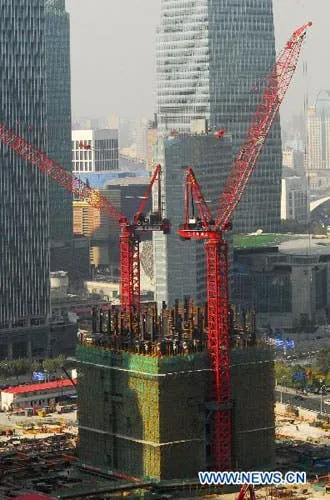 shanghai tower construction