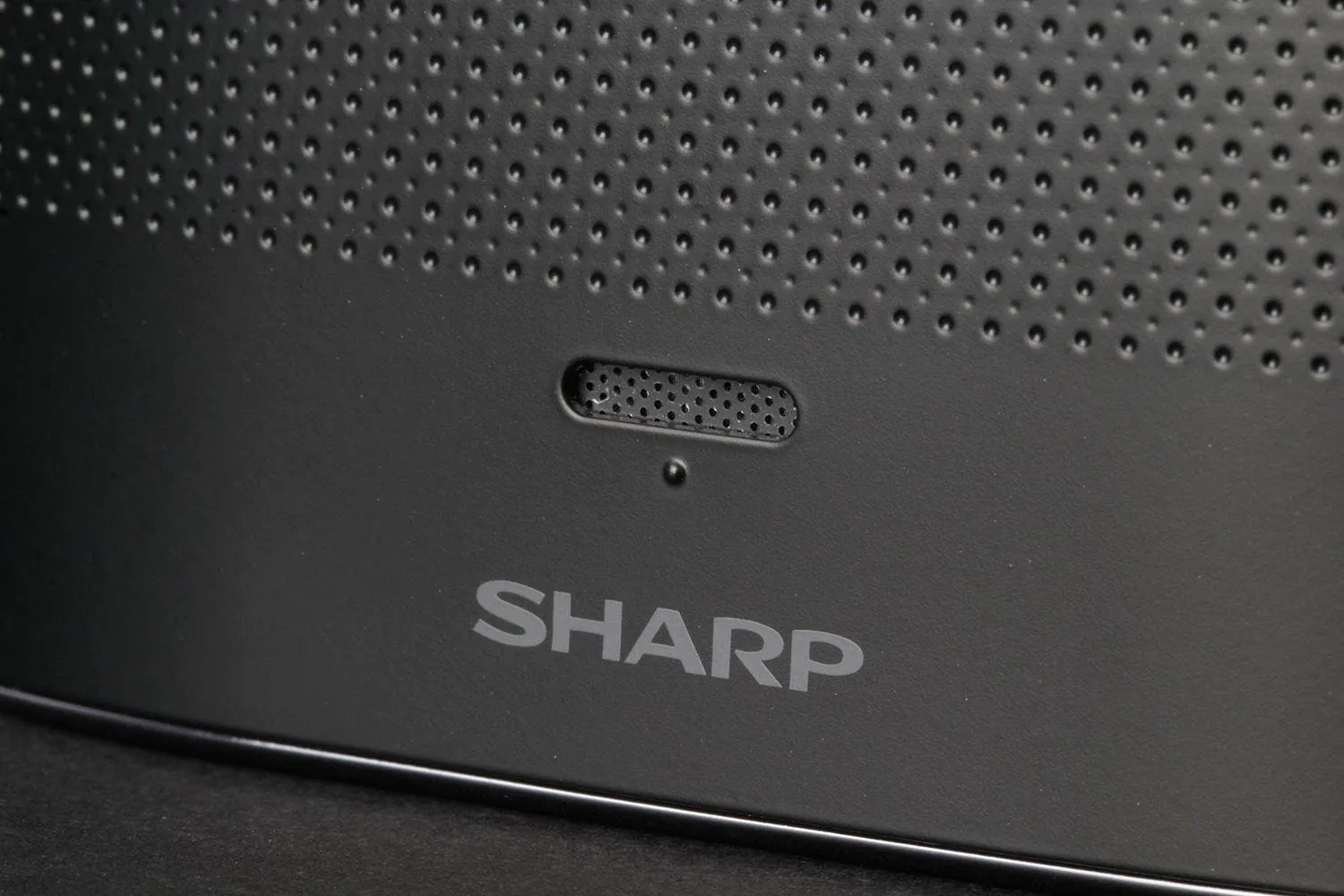 sharp aquos crystal rear speaker detail