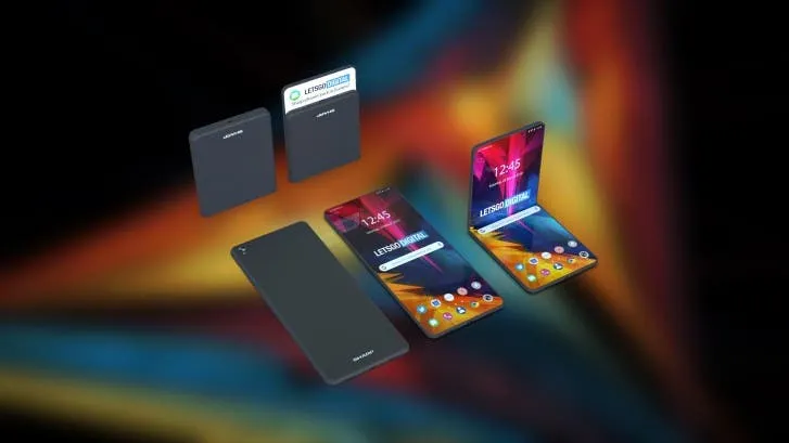 sharp foldable phone 4