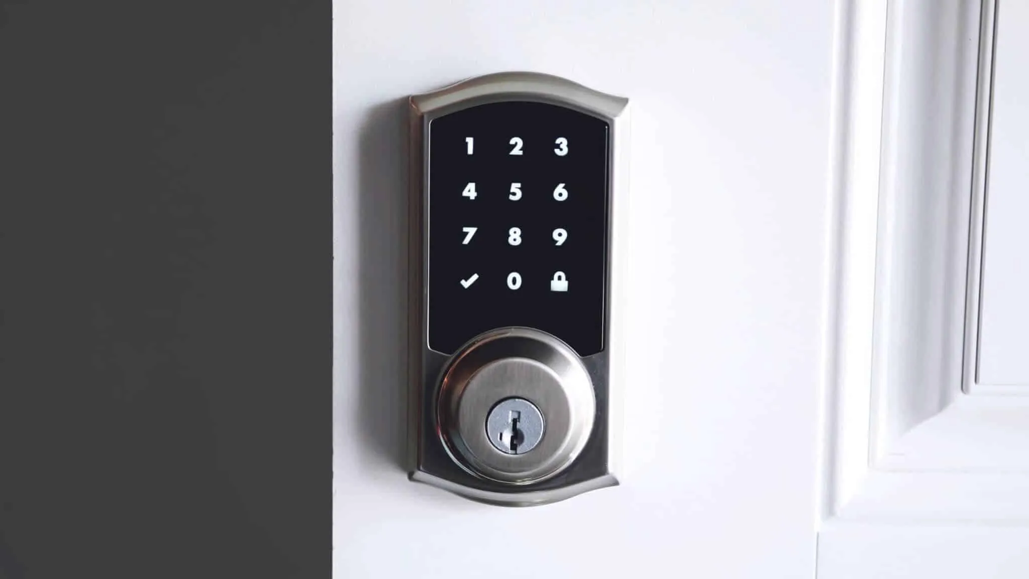 smart lock on a door scaled 1