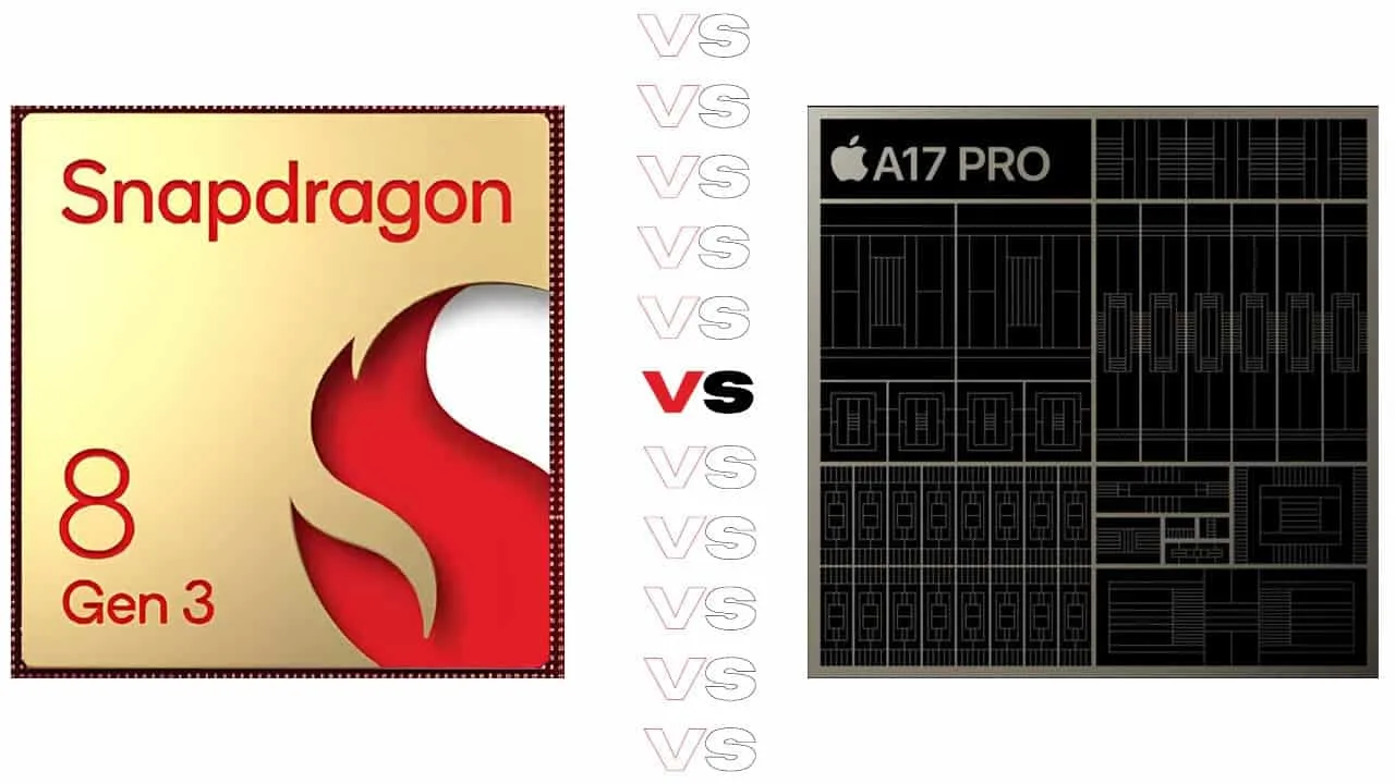 snapdragon 8 gen 3 vs apple a17 pro