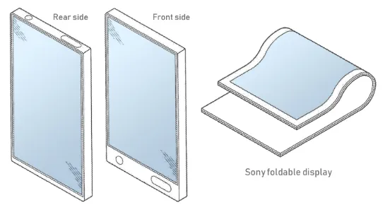 sony flexible screen patent b