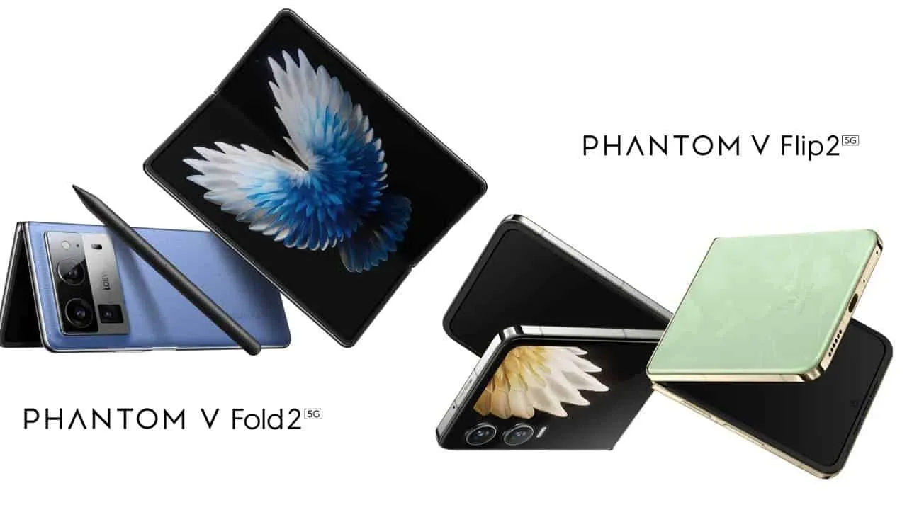 tecno phantom v fold 2 and v flip 2