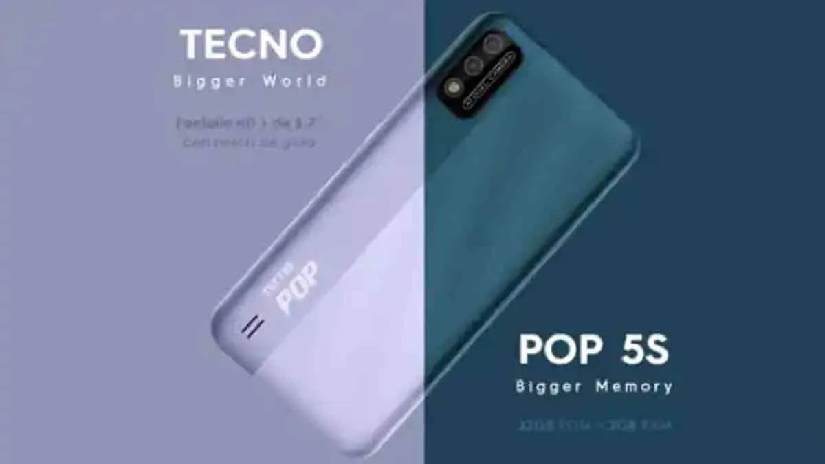tecno pop 5s launched in mexico