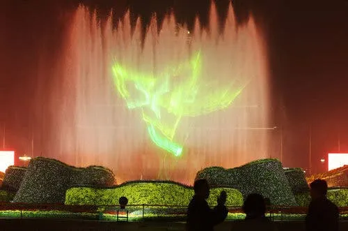 tiananmen october holiday laser show