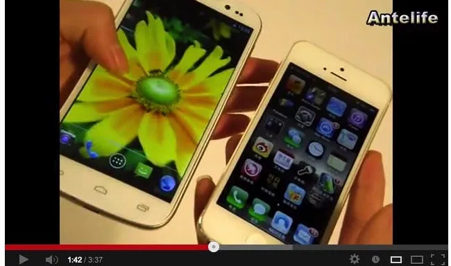 umi x2 vs iphone 5 video