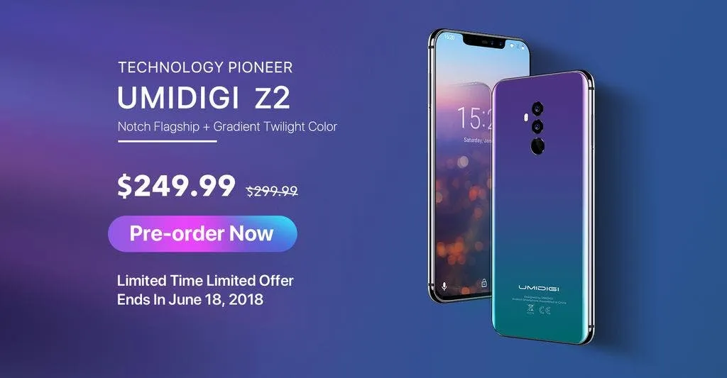 umidigi z2 presale
