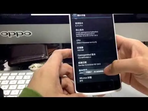 video oppo n1 running cyanogenmod 10 2 gizchina com